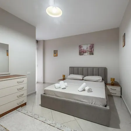 Royal Serenity Beachfront Two-Bedroom Suite Durres Exterior photo